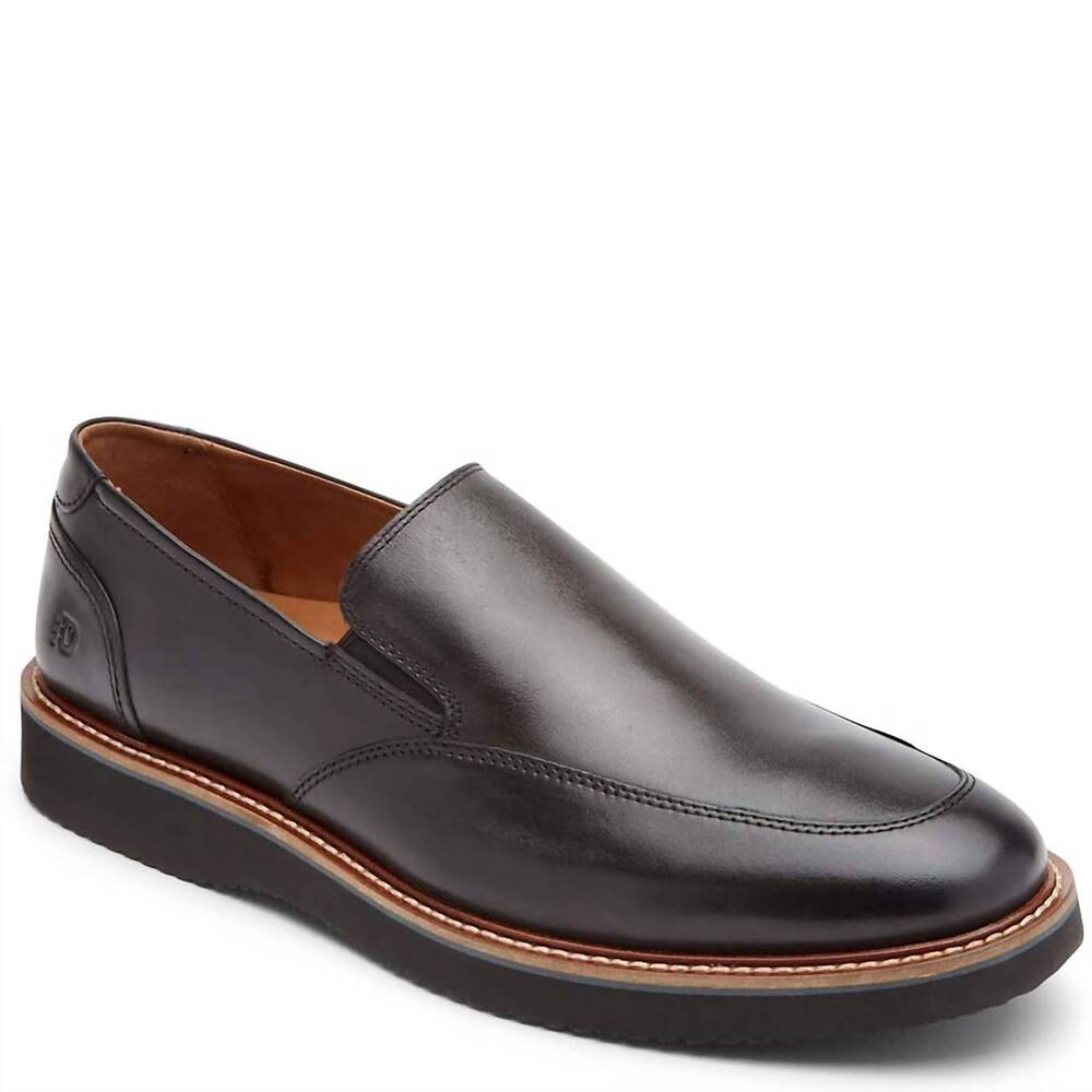NEW DUNHAM men's clyde slip-on in black